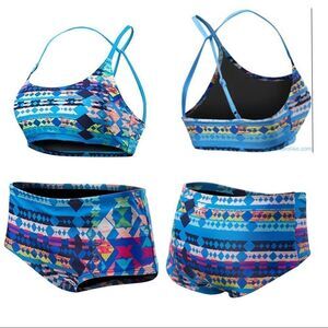 TYR Boca Chica Racerback Top & Cheeky Shorts (NWT)